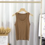 Contrast Thread Vest: Autumn Slim Fit Chic