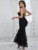 Butterfly Boning Corset Maxi Ball Gown