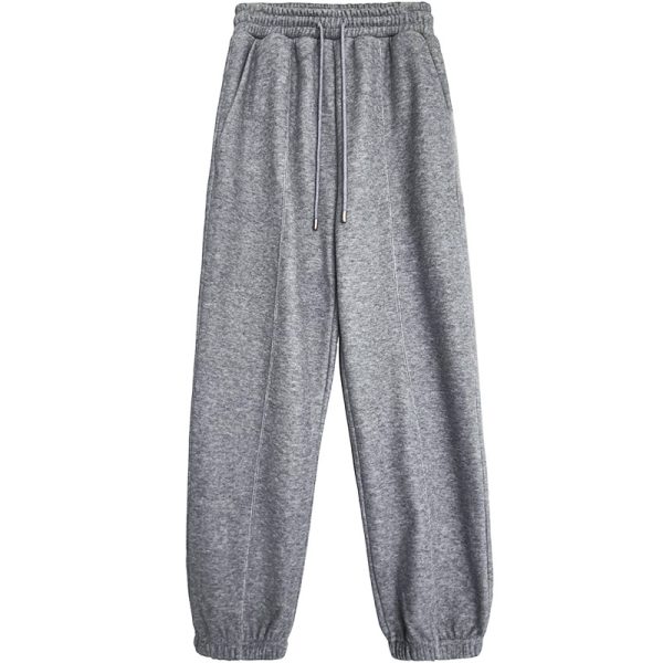 Thick Fleece-Lined Casual Sweatpants | Winter Sports