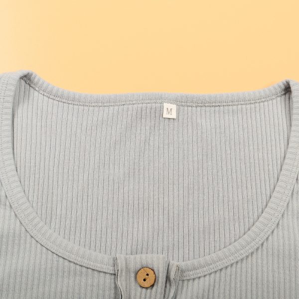 Slim Fit Round Neck Long Sleeve T-Shirt