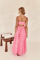 Fresh Printed Back Cutout Sling Dress - Summer Chic