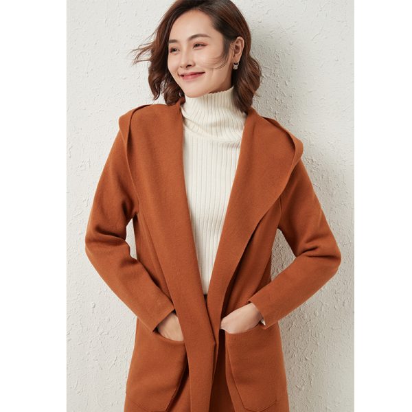 Hepburn Solid Color Woolen Coat