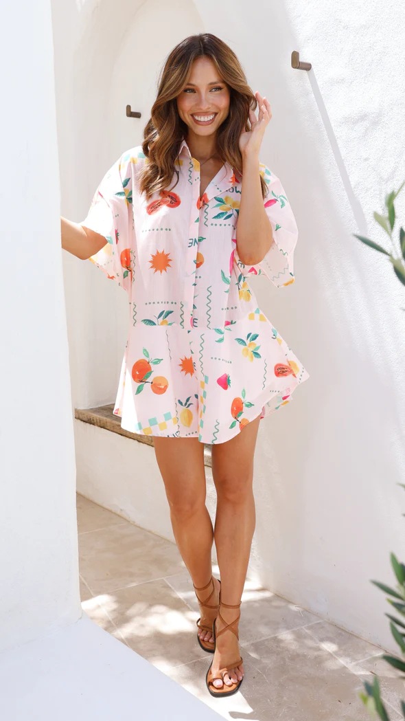 Casual Wide Leg Summer Romper - Easy Style