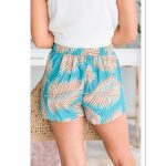 Printed Elastic Waist Casual Shorts - Summer