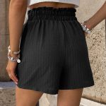 Black Chambray Shorts - Summer Chic
