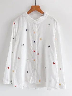 2022-New-Japanese-Small-Fresh-And-Sweet-Love-Embroidery-Cotton-Long-Sleeve-Shirt-1