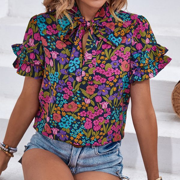 Printed Shirt for Women - Summer Chic