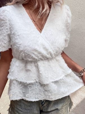 French Style White Shirt - Women's Summer Fashion