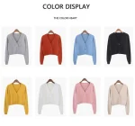 V-Neck Slim Fit Knitted Cardigan