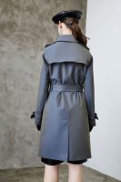 Spring Autumn Elegant Double-Breasted Trench Coat