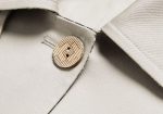 Thick Crisp Stitching Plaid Trench Coat