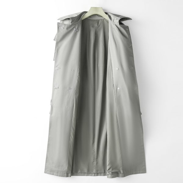 Korean Overknee Waist-Control Trench Coat