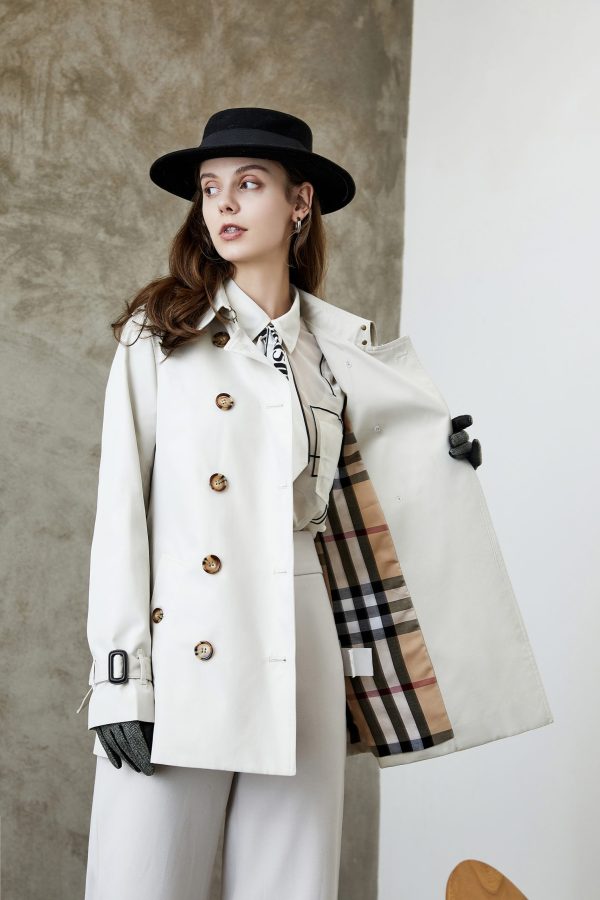 Elegant British Spring Autumn Trench Coat