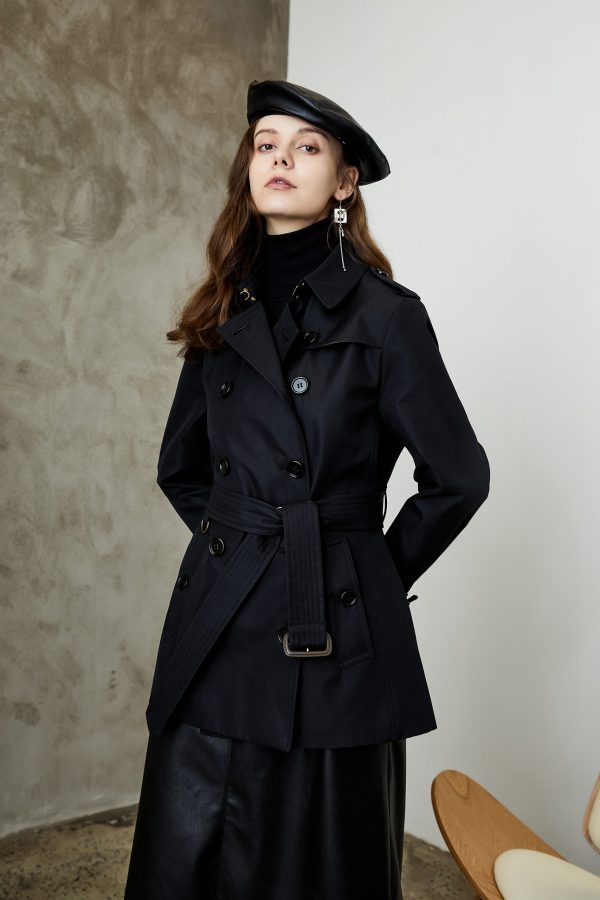 Elegant British Spring Autumn Trench Coat