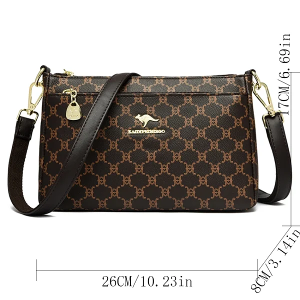 Brand Leather Crossbody - Quality Sac