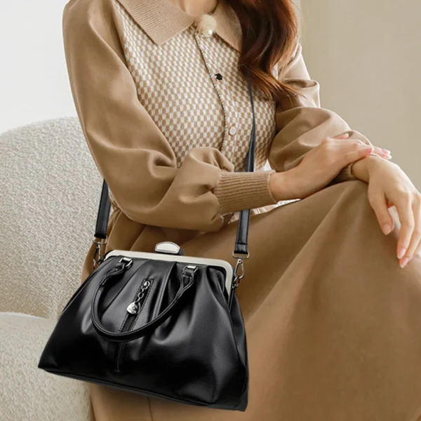 High Quality Simple Eco Crossbody Bag: Solid Color"