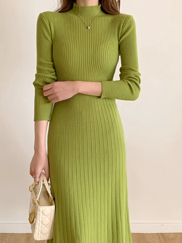 Knit Sweater Dress: Eco Chic