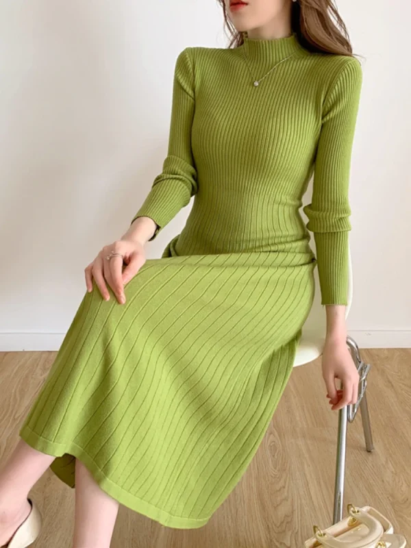 Knit Sweater Dress: Eco Chic