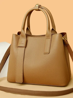 High Quality Pure Color Eco  large capacity Handbag