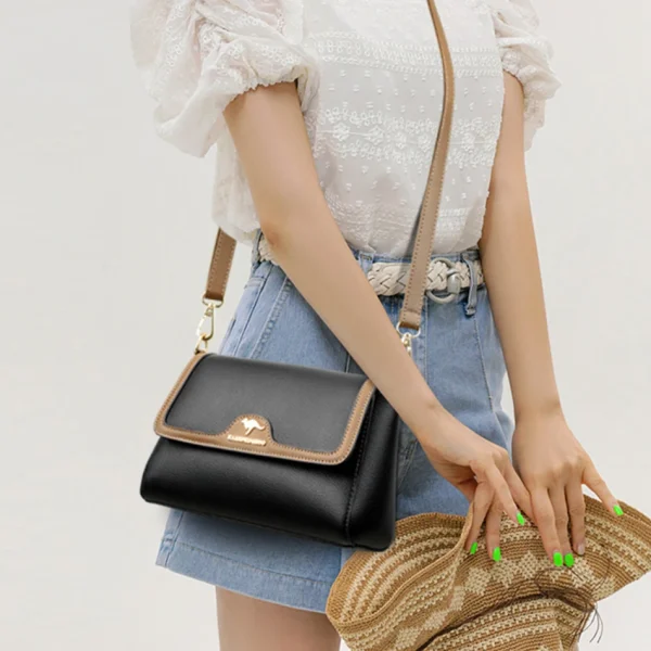 Retro Eco Bags: Women's Leather Crossbody