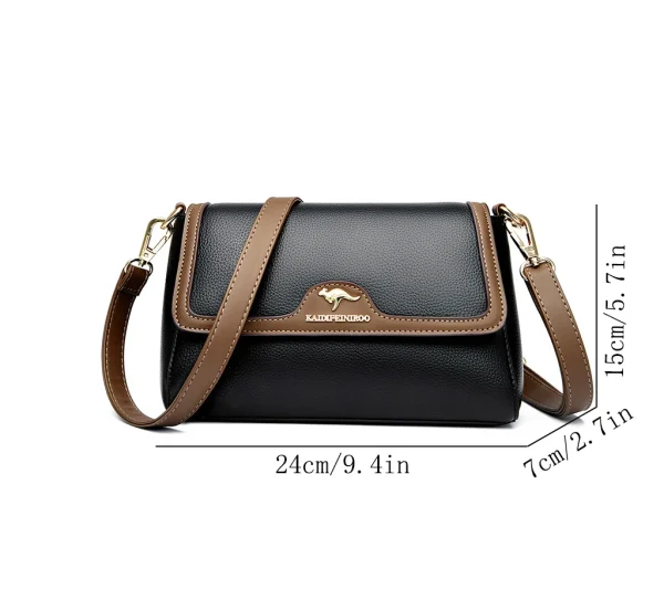 Retro Eco Bags: Women's Leather Crossbody