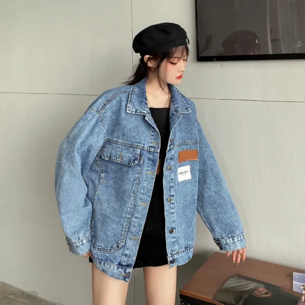 Vintage Denim Coat: Stylish & Sustainable