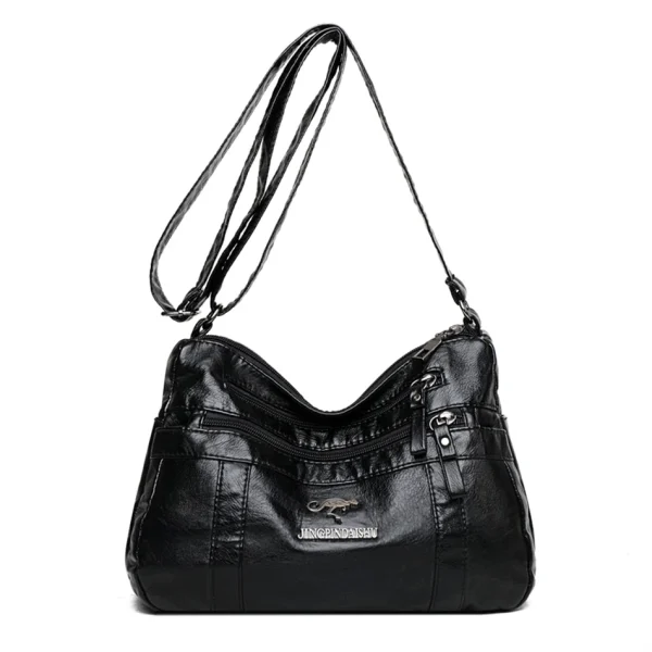 Black Eco Tote Bag, Designer PU Leather