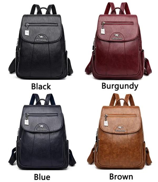 High Quality Soft Leather Eco Backpack