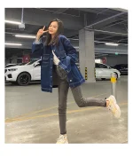 Patchwork Denim Coat, Eco-Friendly