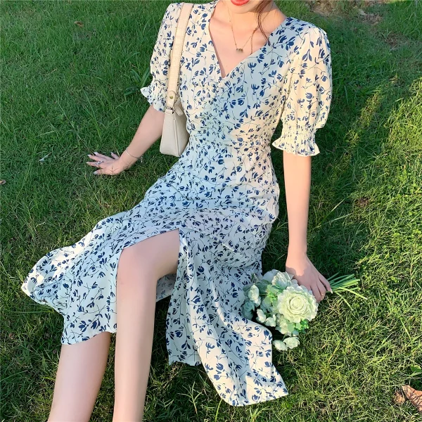 Retro Floral Dress: Eco Chic