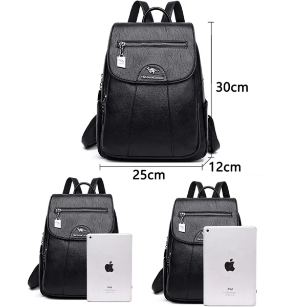 High Quality Soft Leather Eco Backpack