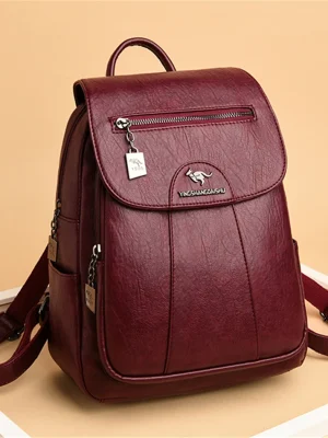 High Quality Soft Leather Eco Backpack