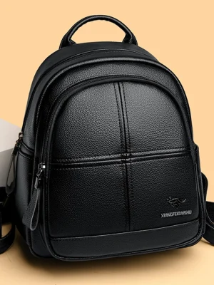 Luxury-Backpack-High-Quality-Leather-Solid-Color-Back-Pack-Casual-Travel-Sac-Large-Capacity-School-Bags-1