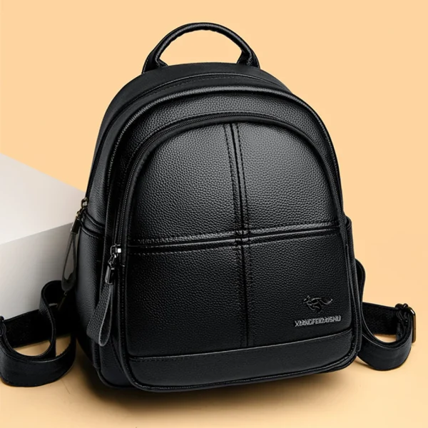 Luxury Leather Travel Backpack: Eco Chic