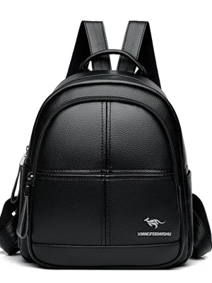 Luxury Leather Travel Backpack: Eco Chic