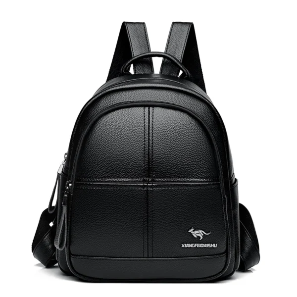 Luxury Leather Travel Backpack: Eco Chic