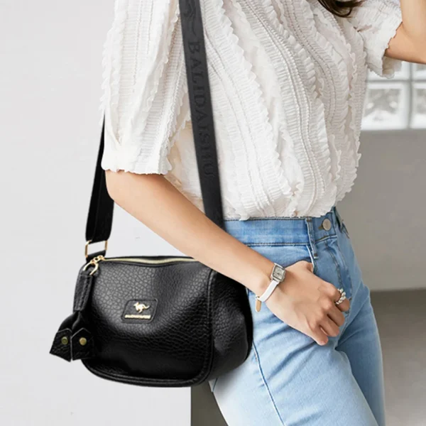 Designer Eco Leather Crossbody Bag