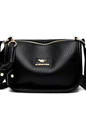 Designer Eco Leather Crossbody Bag