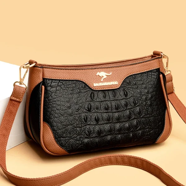 Ethical Croc Crossbody Bag: Eco Leather