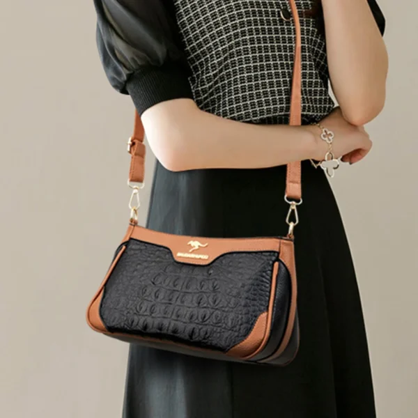 Ethical Croc Crossbody Bag: Eco Leather