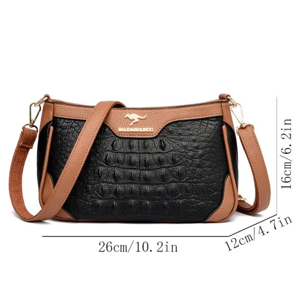 Ethical Croc Crossbody Bag: Eco Leather