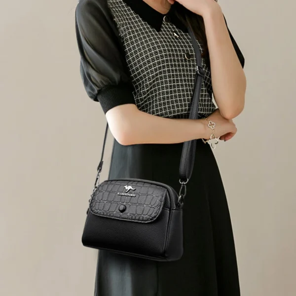 Chic Croc Shoulder Bag: Eco Style Icon