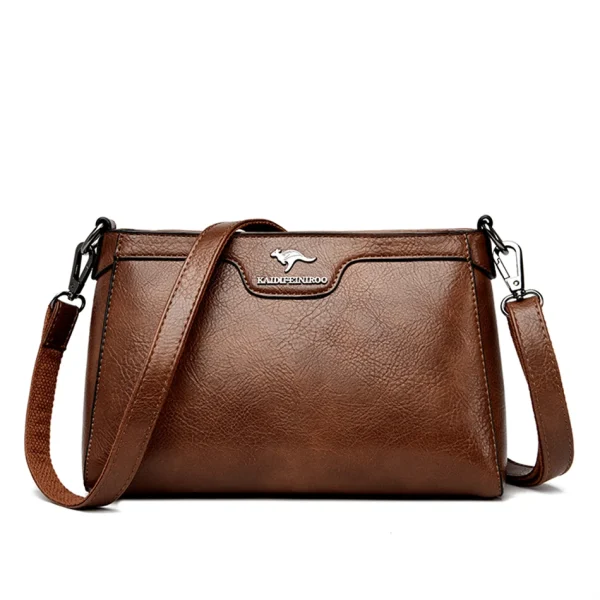 Eco-Friendly PU Leather Handbag: Retro Luxury