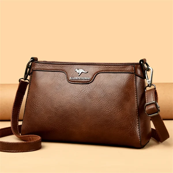 Eco-Friendly PU Leather Handbag: Retro Luxury
