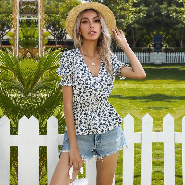 Printed Short-Sleeved Shirt for Effortless Summer Style