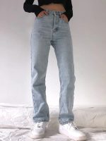 Women's Solid Color Casual Jeans