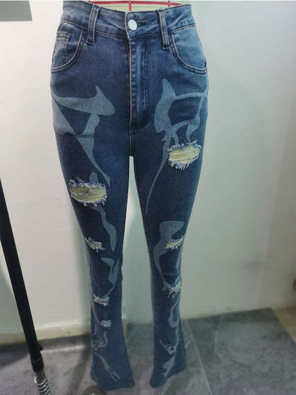 Popular High Waist Slim Stretch Jeans for Women