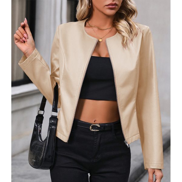 Casual Long Sleeve Solid Color Jacket Coat Top