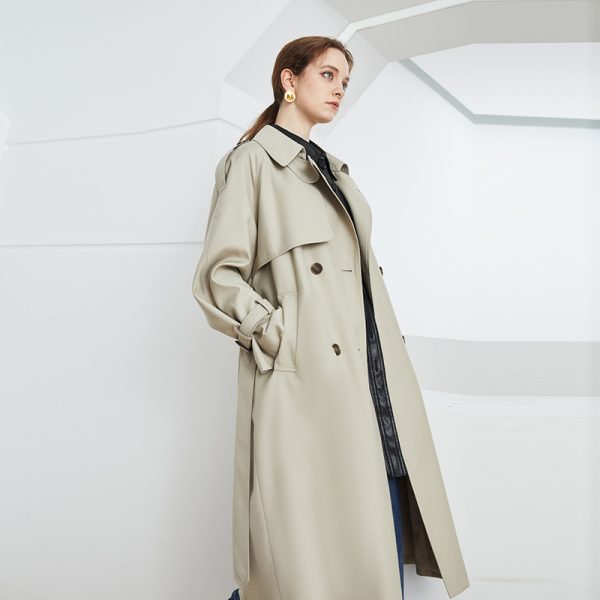 British Extended Trench Coat for Women