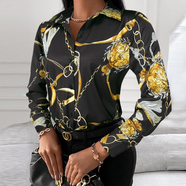 Spring Autumn Long Sleeve Single-Breasted Cardigan Shirt